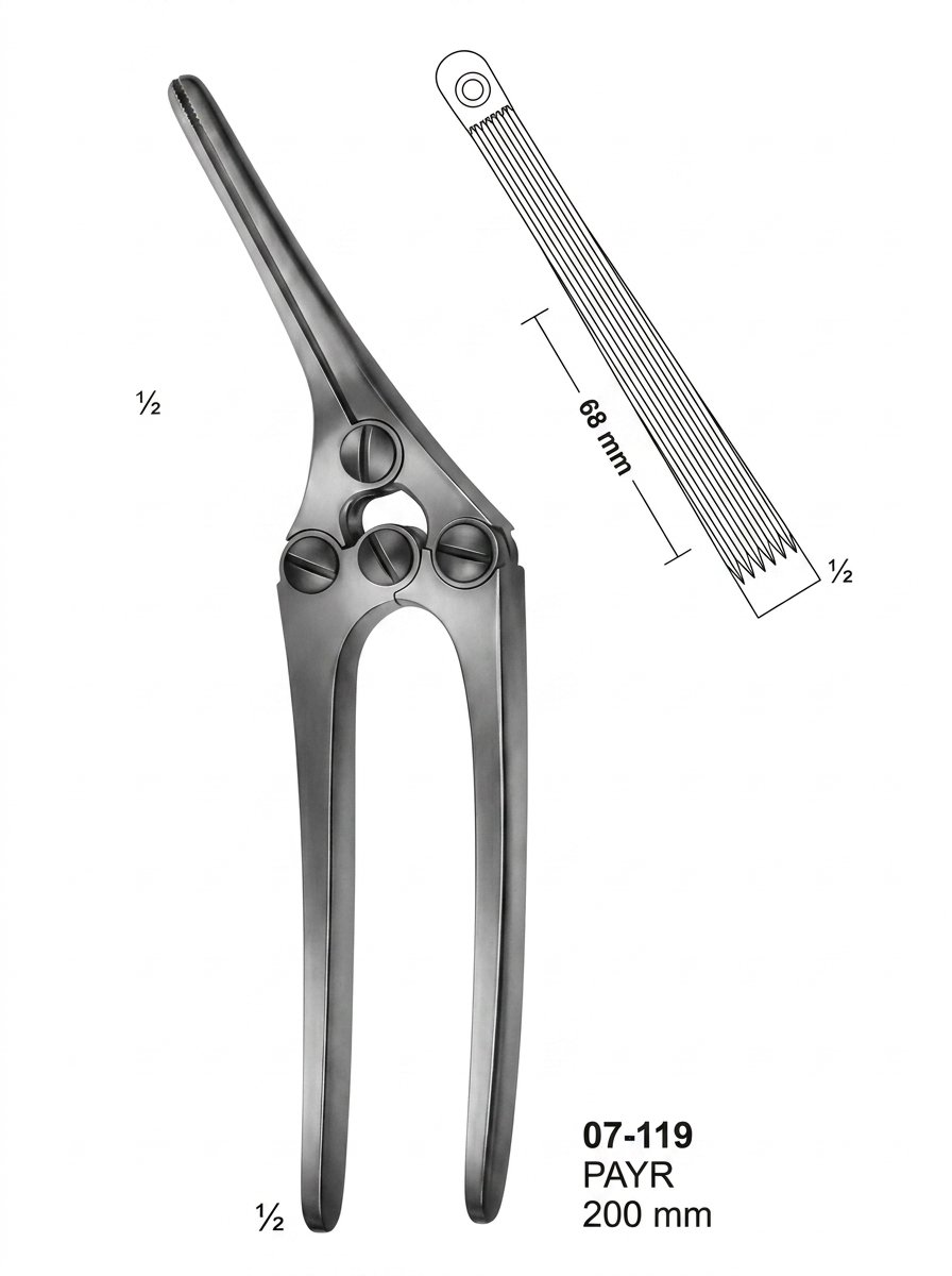 Sirgikal 07-119 PAYR Intestinal and Pylorus Clamps
