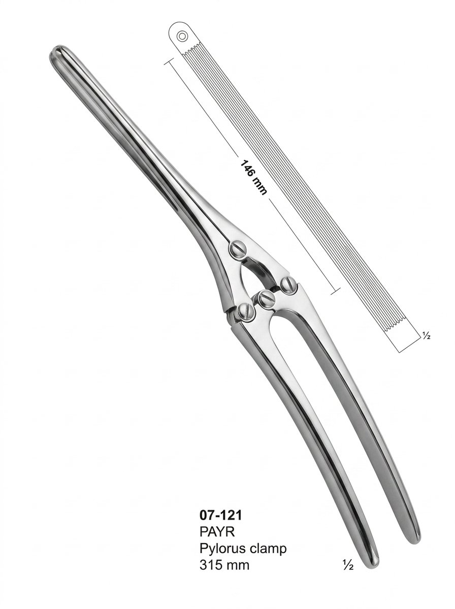 Sirgikal 07-121 PAYR Intestinal and Pylorus Clamps
