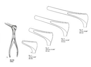 Sirgikal 08-104 Nasal Specula