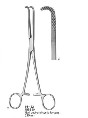 Sirgikal 08-122 NISSEN Gall Duct Forceps