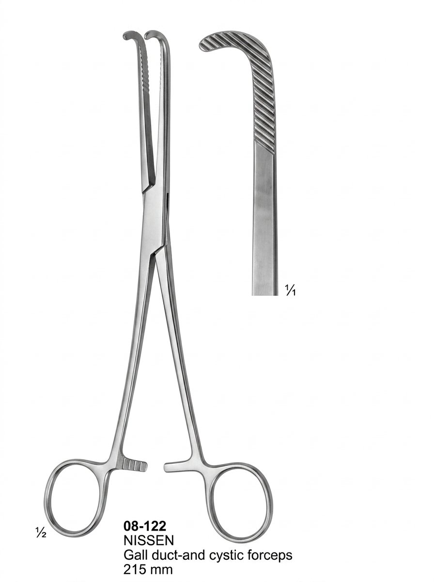 Sirgikal 08-122 NISSEN Gall Duct Forceps