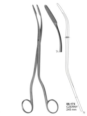 Sirgikal 08-173 CZERNY Gall Stone Forceps
