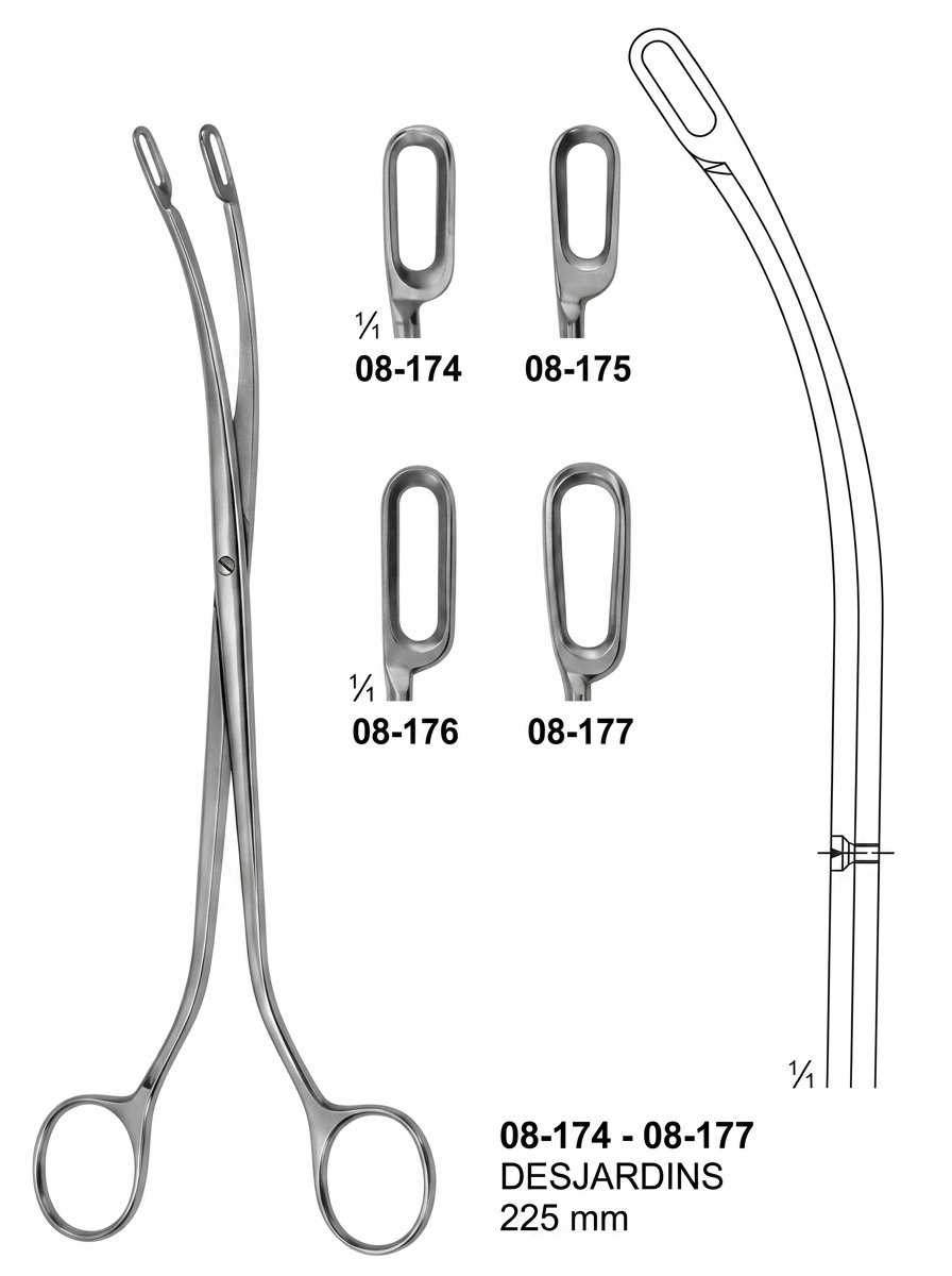 Sirgikal 08-174-08-177 DESJARDINS Gall Stone Forceps