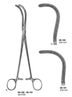 Sirgikal 08-180-08-181 GUYON Kidney Clamps