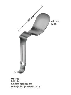 Sirgikal 09-102 MILLIN Bladder Retractors
