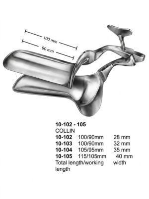 Sirgikal 10-10-2-105 10 102 105 COLLIN Vaginal Specula