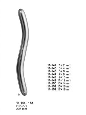 Sirgikal 11-14-4-152 11 144 152 HEGAR Uterine Dilators