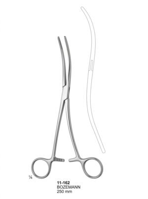 Sirgikal 11-162 BOZEMANN Uterine Dressing Forceps