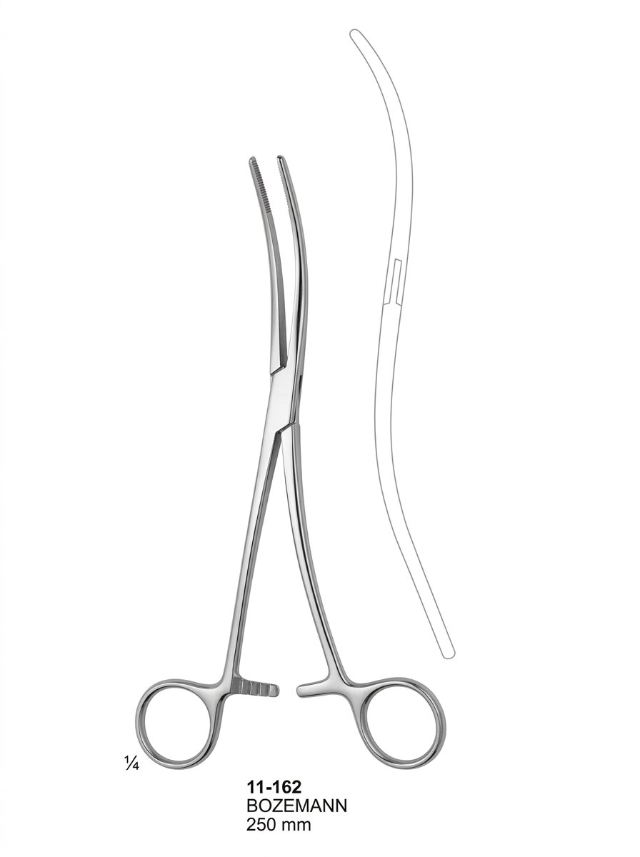 Sirgikal 11-162 BOZEMANN Uterine Dressing Forceps