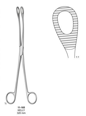 Sirgikal 11-165 KELLY Polypus and Ovum Forceps