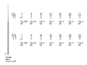 Sirgikal 12-104 Ear Curettes