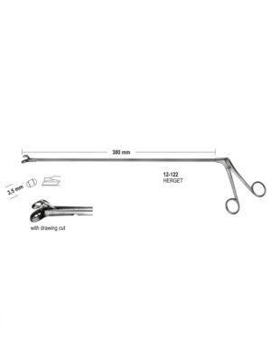 Sirgikal 12-122 Biopsy forceps for rectum