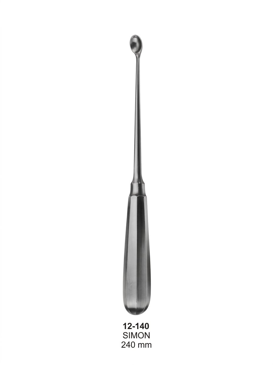 Sirgikal 12-140 SIMON Uterine Scoops