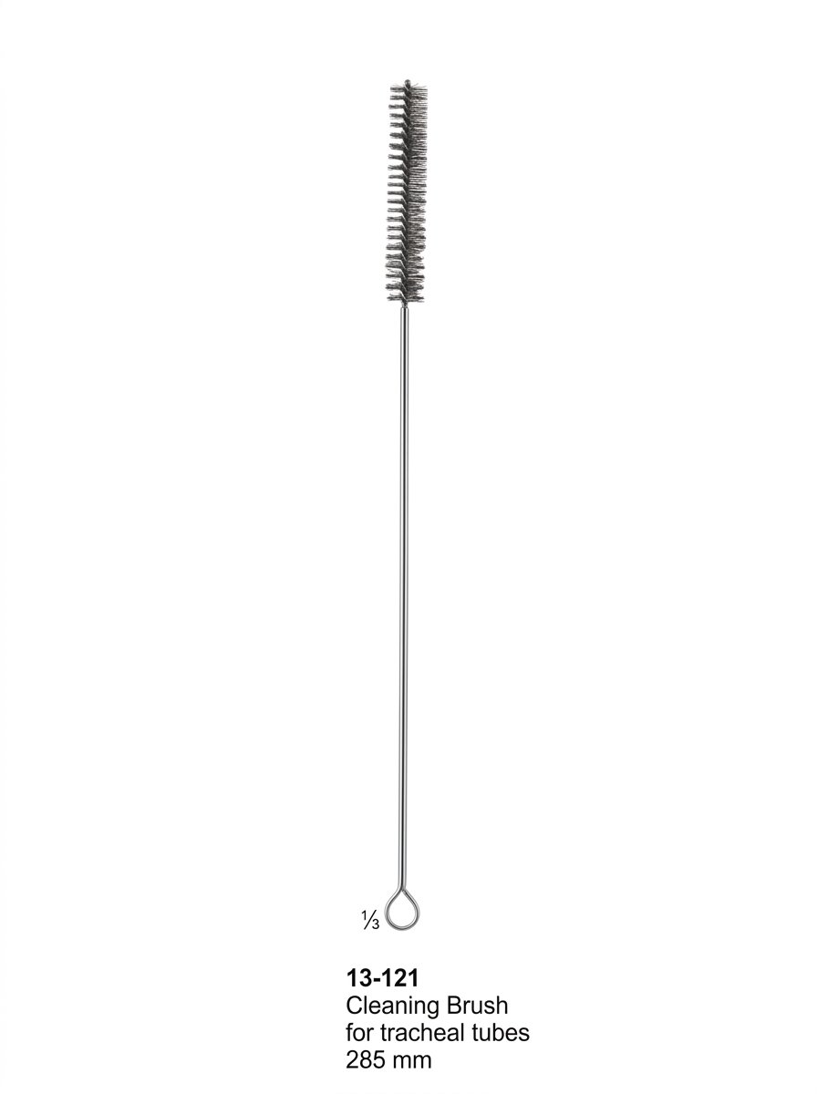 Sirgikal 13-121 Cleaning Brush Tound and Tracheal Hooks and Dilators