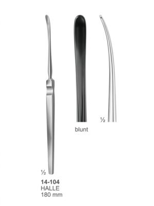 Sirgikal 14-104 HALLE Vascular Spatulas