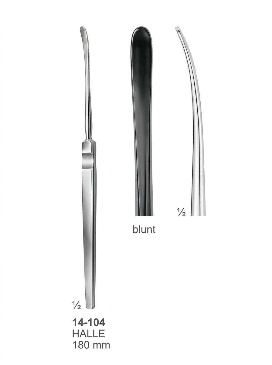 Sirgikal 14-104 HALLE Vascular Spatulas