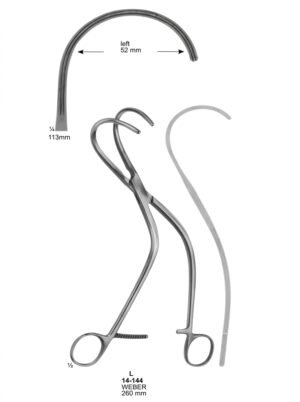 Sirgikal 14-144 Aortae Anastomosis Clamps