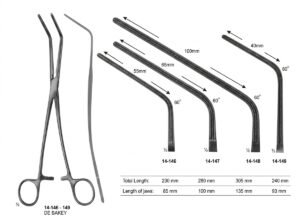 Sirgikal 14-14-6-149 14 146 149 DE BAKEY Multi Purpose Clamps