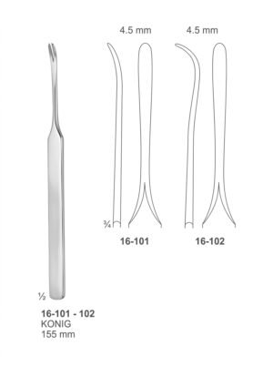 Sirgikal 16-10-1-102 16 101 102 KONIG Elevators and Bone Levers
