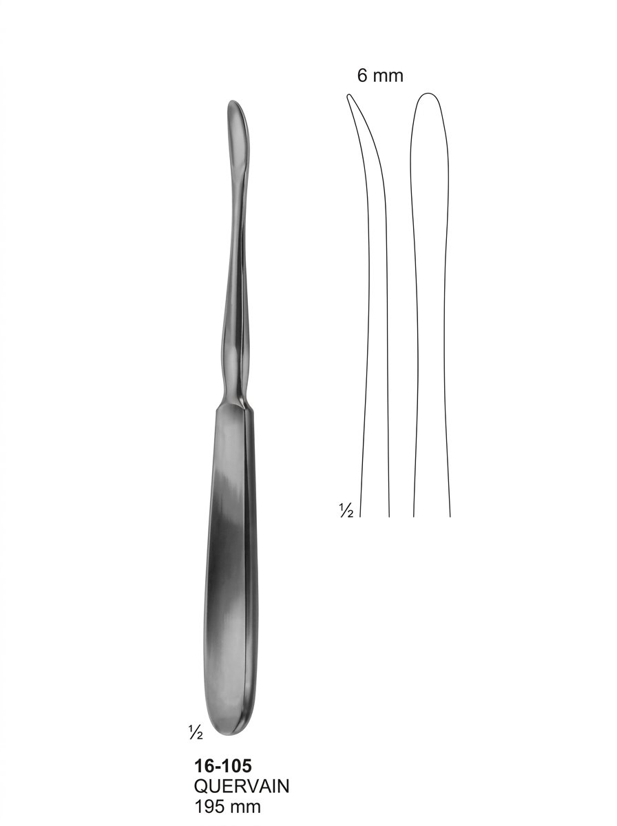 Sirgikal 16-105 OUERVAIN Elevators and Bone Levers