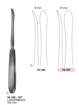 Sirgikal 16-10-6-107 16 106 107 LANGENBACK Elevators and Bone Levers