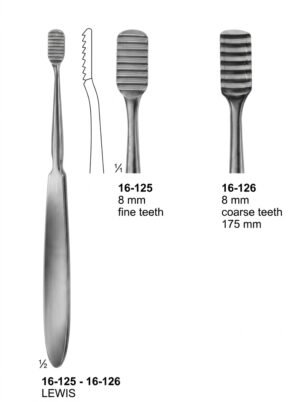 Sirgikal 16-125-16-126 LEWIS Bone File and Rasps