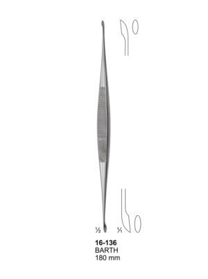 Sirgikal 16-136 BARTH Bone Curettes