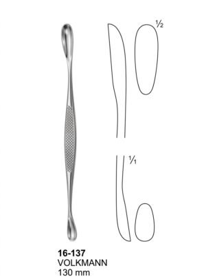 Sirgikal 16-137 VOLKMANN Bone Curettes