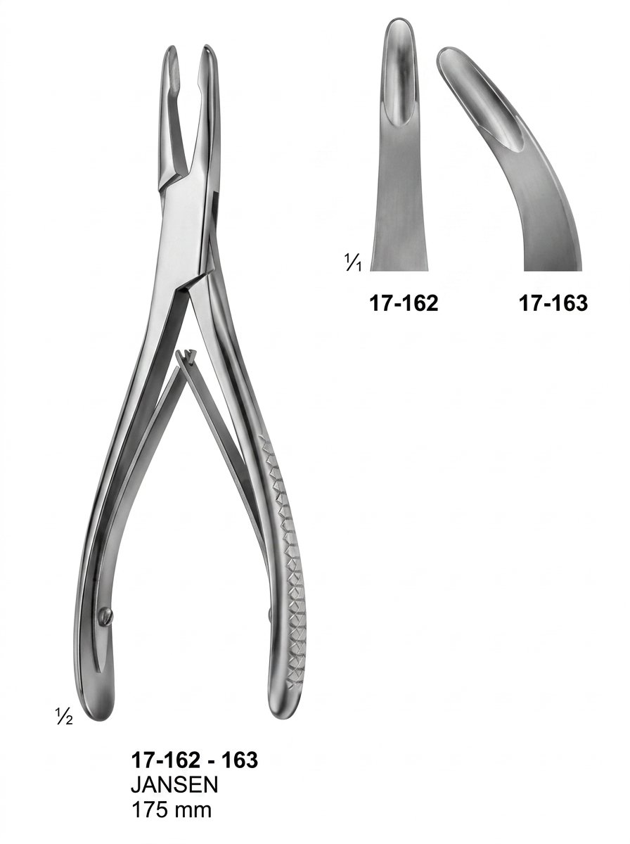 Sirgikal 17-16-2-163 17 162 163 JANSEN Bone Rongeurs