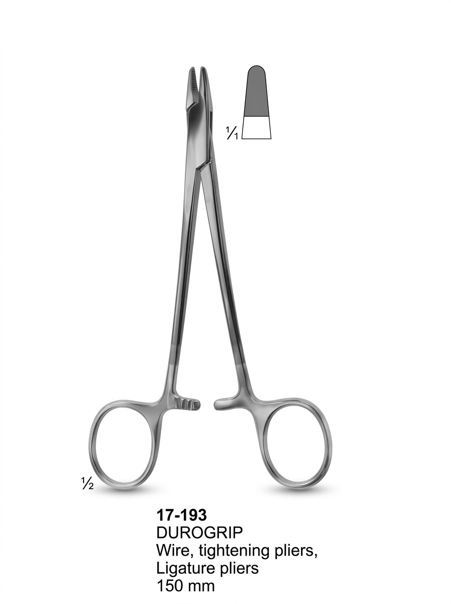 Sirgikal 17-193 DUROGRIP Wire Holding forceps