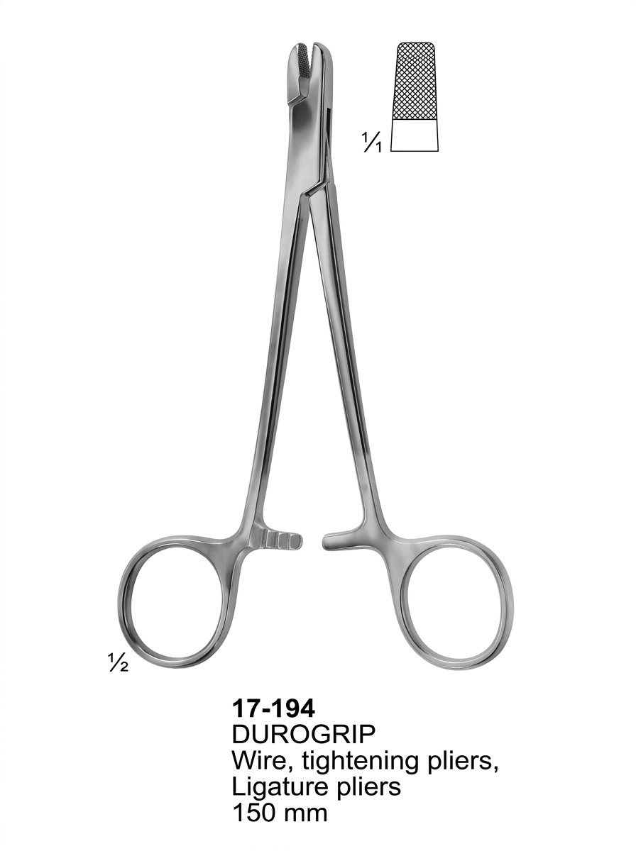 Sirgikal 17-194 DUROGRIP Wire Holding forceps