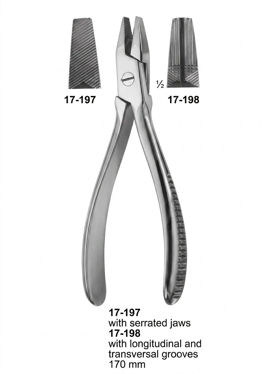 Sirgikal 17-197-7-198 17 197 to17 198 Wire Holding forceps