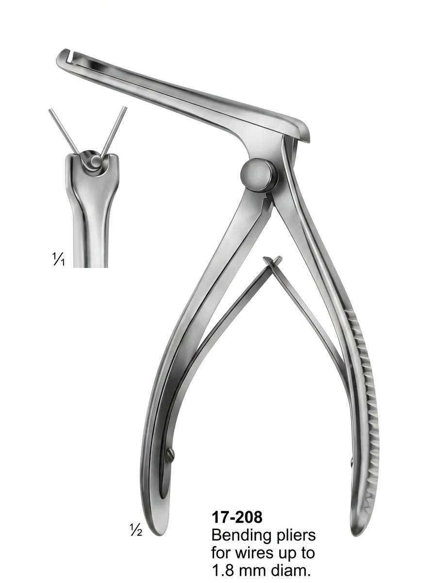 Sirgikal 17-208 Wire Holding forceps