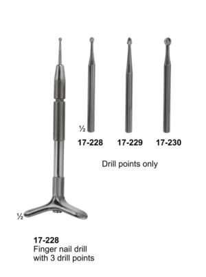 Sirgikal 17-228-to-17 230 Finger Nail Instruments