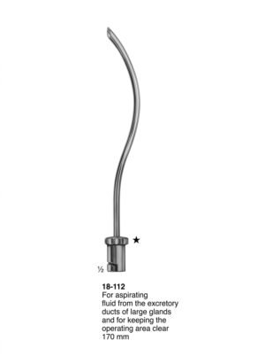 Sirgikal 18-113 Vacuum Curettes for Aspiration Lipectomy