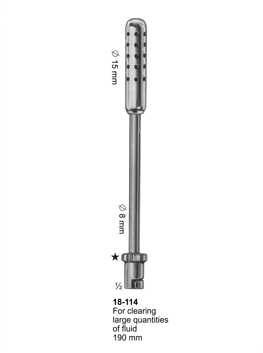 Sirgikal 18-114 Vacuum Curettes for Aspiration Lipectomy