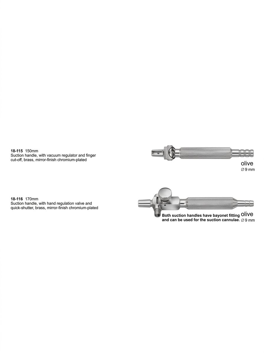 Sirgikal 18-115-to-18 116 Suction Instruments