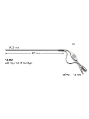 Sirgikal 18-152 Combined Suction and Irri ation Cannulae