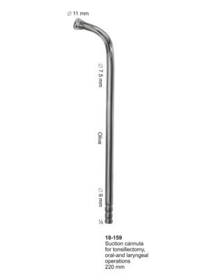 Sirgikal 18-19 Suctkyn cannula Suction Instruments