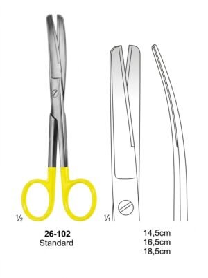 Sirgikal 26-102 Scissors with Tungsten Carbide Inserts