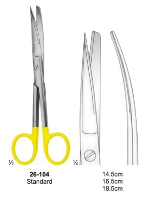 Sirgikal 26-104 Scissors with Tungsten Carbide Inserts