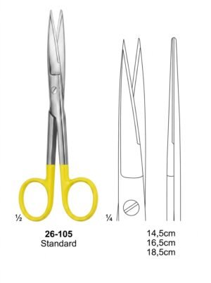 Sirgikal 26-105 Scissors with Tungsten Carbide Inserts
