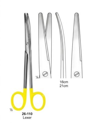 Sirgikal 26-110 Lexer Scissors with Tungsten Carbide Inserts
