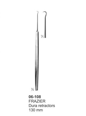 Sirgikal 6-108 FRAZIER Fine Wound Retractors Dura and Skin Retractors
