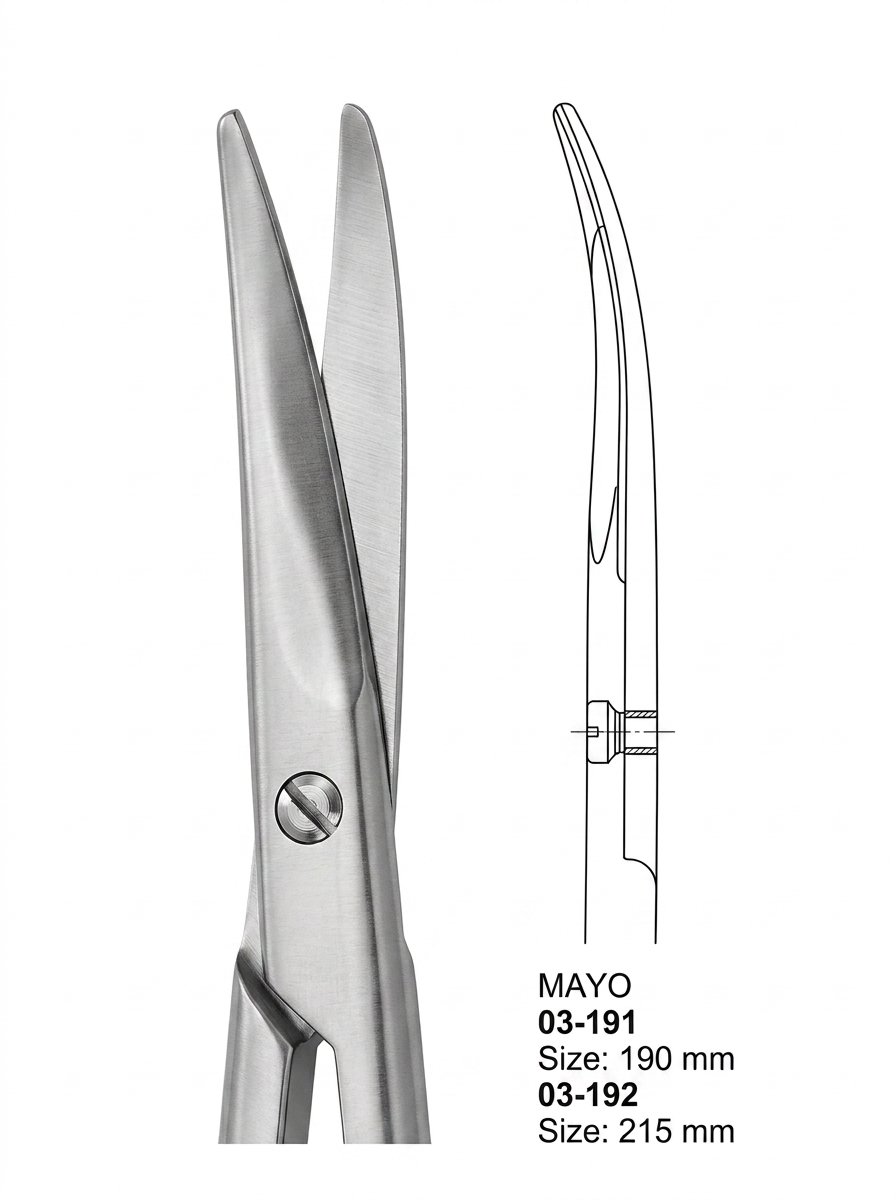 Sirgikal 03-191 MAYO Dissecting Scissors