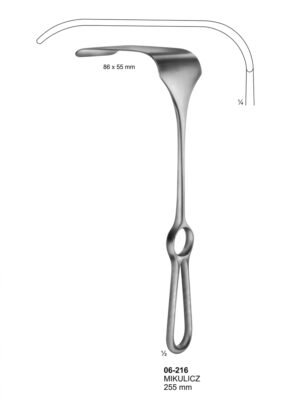 Sirgikal 216 X MIKUt1CZ Retractors for deep surgery