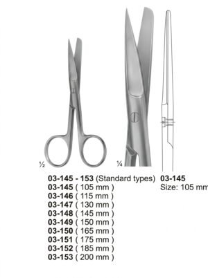 Sirgikal 03-145-to-153 all Surgical Scissors