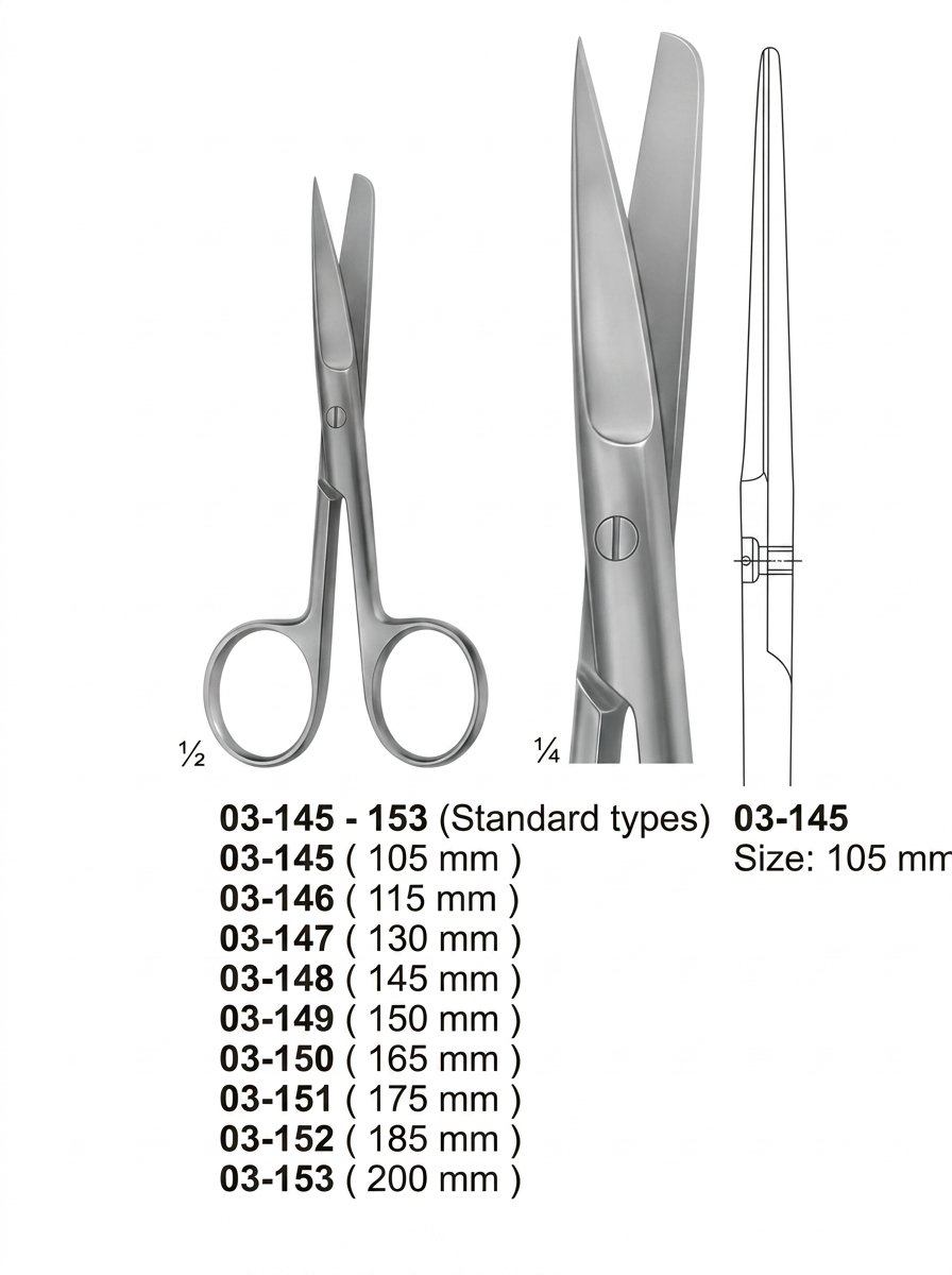 Sirgikal 03-145-to-153 all Surgical Scissors