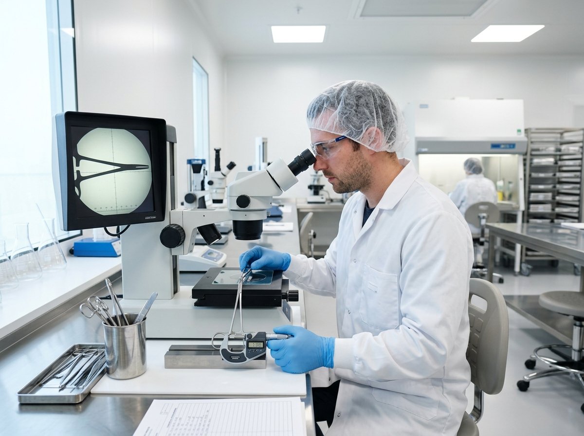 Quality control optical inspection of surgical instruments